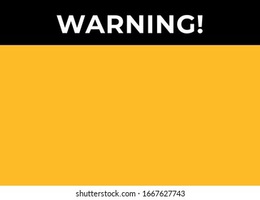 Signo de advertencia con espacio para texto