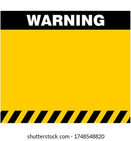 Warning Sign Sticker Label Vector Stock Vector (Royalty Free ...