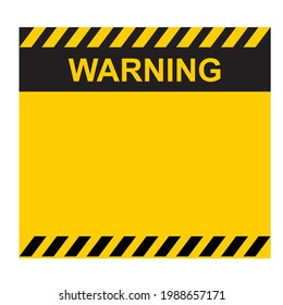 Warning Sign Sticker Vector Stock Vector (Royalty Free) 1988657171 ...