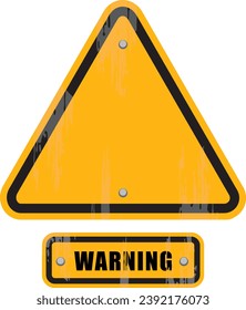 warning, sign. warning, sign and sticker vector
