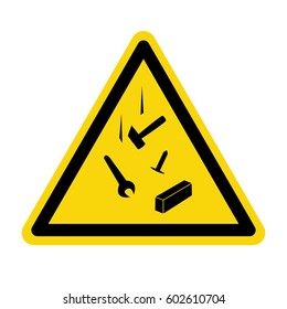 Warning sign, symbol, vector, illustration