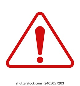 Aviso de inicio de sesión Triángulo Línea Roja para el sitio web de información Road Street Game
