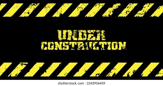signo de advertencia. En construcción.