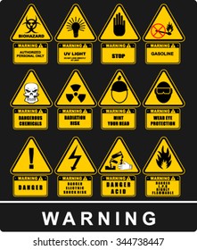 warning, sign vector