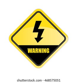 Warning Sign. Vector