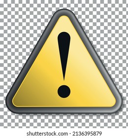 warning sign vector design for attention