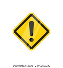 Warning Sign Vector With Exclamation Mark