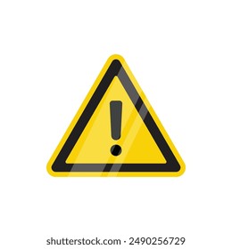 Warning Sign Vector With Exclamation Mark