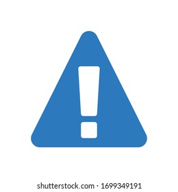 warning sign vector glyph color icon 