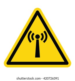 Warning sign. Vector illustration