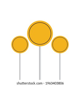 Warning sign vector illustration. Danger flat element for web design and mobile app. flat icon for design printed material. white background. Vector illustration