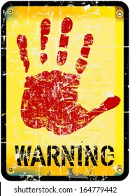 warning sign, vector illustration vector eps 10