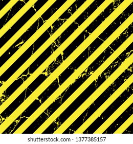 Warning sign word text vector illustration.