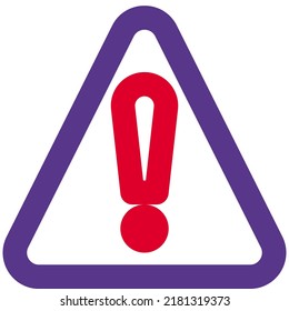 Warning Signal For Road Hazard And Public Safety