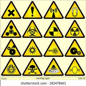 Warning signs