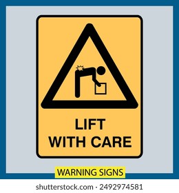 warning signs illustrations vector design isolated icons public warning factory industry