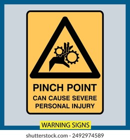 warning signs illustrations vector design isolated icons public warning factory industry
