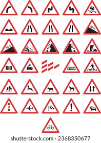 Warning signs, Road signs in Switzerland and Liechtenstein