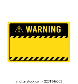 Warning signs. Warning symbols design. stop signs vector image