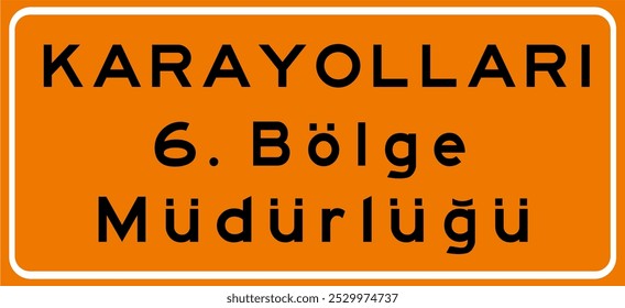 Warning Signs, Turkey Highway Standard Traffic Signs (Turkish: Karayollari Standart Trafik Isaret Levhalari, Tehlike Uyari Isaretleri, Kaplama Ustu Yon Levhasi) 