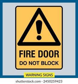 Warning signs vector illustration construction buildings landmarks vector illustration isolated safety signs