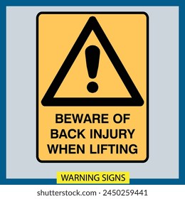 Warning signs vector illustration construction buildings landmarks vector illustration isolated safety signs