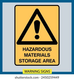 Warning signs vector illustration construction buildings landmarks vector illustration isolated safety signs