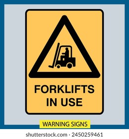 Warning signs vector illustration construction buildings landmarks vector illustration isolated safety signs