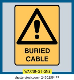 Warning signs vector illustration construction buildings landmarks vector illustration isolated safety signs
