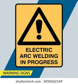 Warning signs vector illustration signs and symbols landmark construction