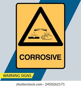 Warning signs vector illustration signs and symbols landmark construction