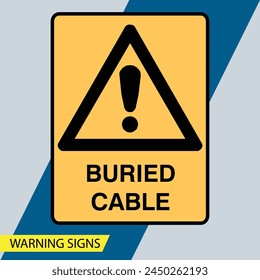Warning signs vector illustration signs and symbols landmark construction