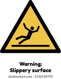 Warnung; Gleitfläche ISO 7010