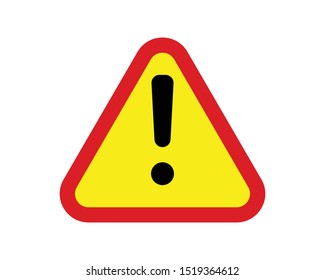 warning someone to avoid something. warning sign icon solid style. EPS 10