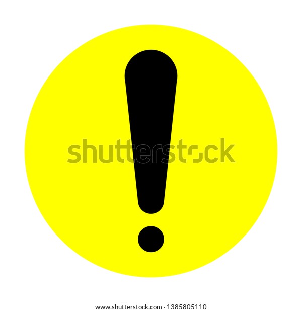 Warning Someone Avoid Something Warning Sign Stock Vector Royalty Free 1385805110