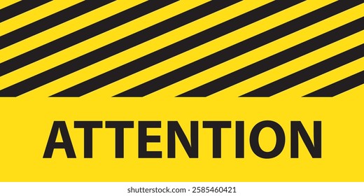 Warning square frame with yellow and black diagonal stripes .illustration warning background. Hazard caution sign tape. Space for attention text . 1176