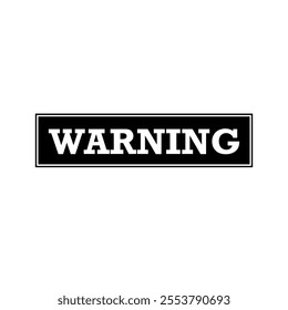 Warning Square Sign illustration design template