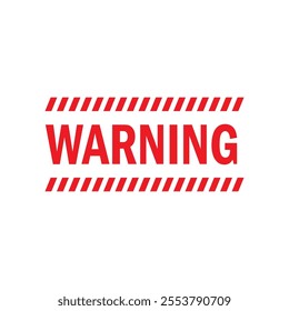 Warning Square Sign illustration design template