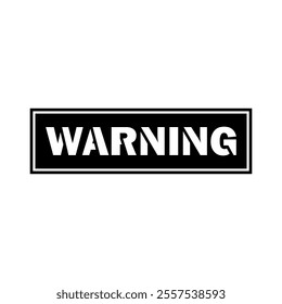 Warning Square Sign illustration design template