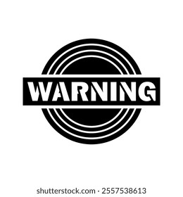 Warning Square Sign illustration design template