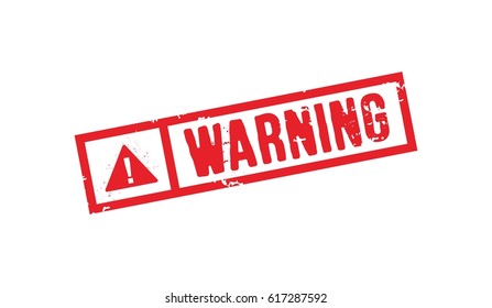 Warning Stamp Letter 