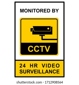 Pegatina de advertencia para seguridad Alarma cámara CCTV Vigilancia de cámara
