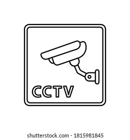 Warning Sticker for Security Alarm CCTV