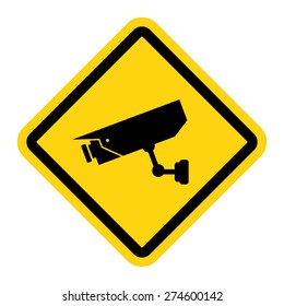 Warning Sticker for Security Alarm CCTV Camera Surveillance