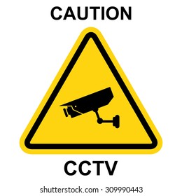 Warning Sticker for Security Alarm CCTV Camera Surveillance