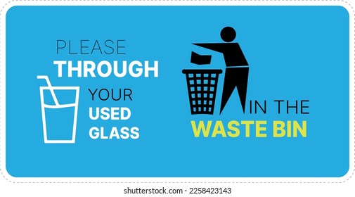 Warning store training room regional waste bin Icon