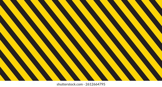 warning striped rectangular background, yellow and black stripes on the diagonal, a warning to be careful - the potential danger vector template sign eps 10