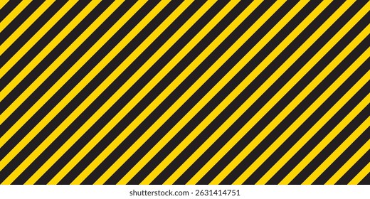 warning striped rectangular background, yellow and black stripes on the diagonal, a warning to be careful - the potential danger vector template sign 