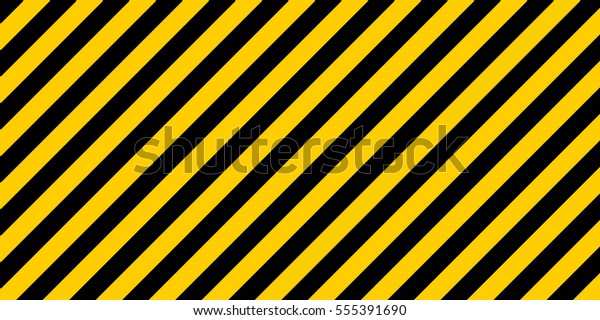 警告縞の長方形の背景 黄色と黒のストライプ 注意すべき警告 潜在的な危険ベクター画像テンプレートの署名 のベクター画像素材 ロイヤリティフリー