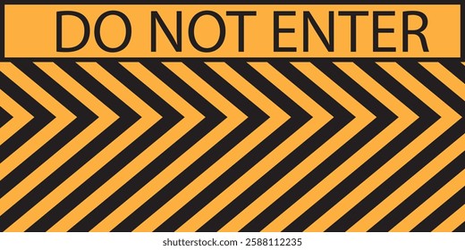 Warning Strips vector illustration of black and yellow Police stripe border. Stripes on the diagonal, danger vector template sign background, danger sign, Danger area mark, line danger stripe. 